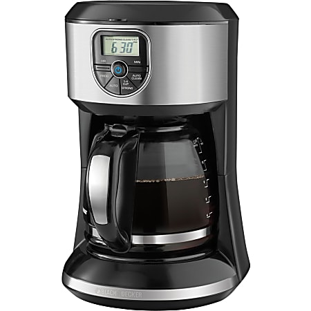 BLACK+DECKER 12-Cup Programmable Stainless Steel Drip Coffee Maker