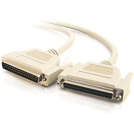 C2G 6ft DB37 M/F Extension Cable - DB-37 Male - DB-37 Female - 6ft - Beige