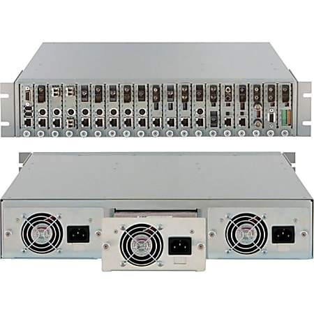 Omnitron Systems Redundant Power Supply - Rack-mountable - 48 V DC Input - 120 W