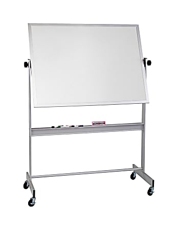 Balt® Best Rite® Magnetic Cork/Dry-Erase Reversible Whiteboard, 48" x 72", Aluminum Frame With Silver Finish