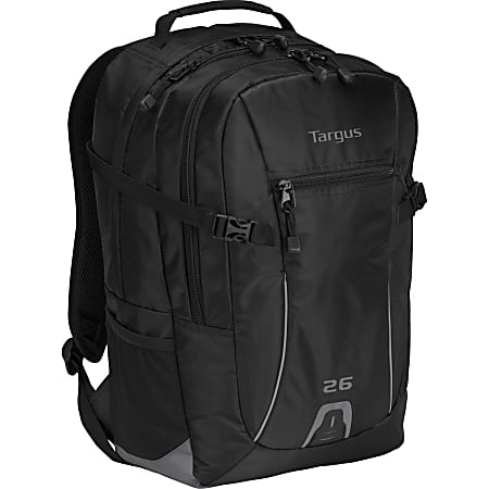 Targus Sport 26L TSB712US Carrying Case Backpack for 16 Notebook Black