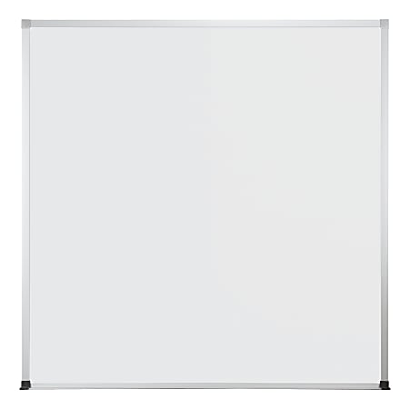 Best Rite, Tuf-Rite Writing Surface - Slim Bite Trim Marker Board - 4' x 4', Bite Tackless Paper Holder,