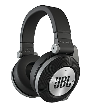 JBL Synchros E50BT On-Ear Bluetooth® Headphones, Black