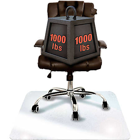 Office depot glass chair mat top
