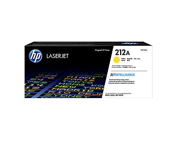 HP 212A Yellow Toner Cartridge, W2122A