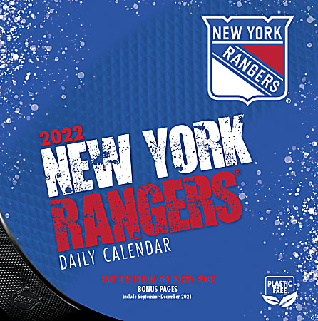 Lang Daily Calendar New York Rangers 2022 - Office Depot