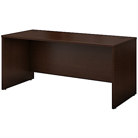 Bush Business Furniture Components Office 66"W Computer Desk, Mocha Cherry, Standard Delivery