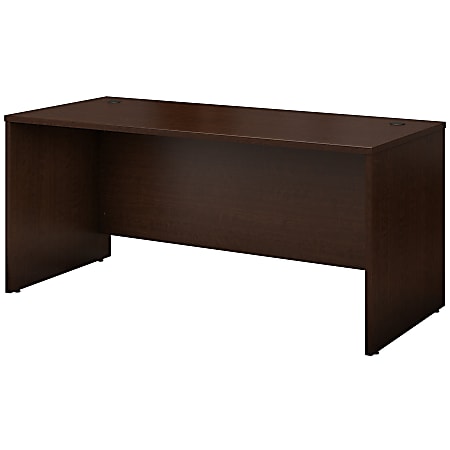Bush Business Furniture Series C Components Office 66"W Computer Desk, Mocha Cherry, Standard Delivery