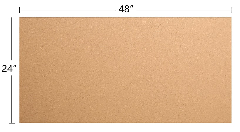 Office Depot® Brand Do-It-Yourself Cork Roll, 24" x 48"
