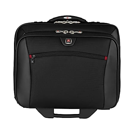 Wenger Potomac Double Gusset Wheeled Case For 17 Laptop Black