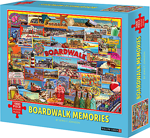 Willow Creek Press 1,000-Piece Puzzle, Boardwalk Memories