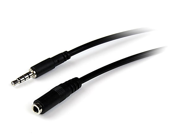 StarTech.com 3.5mm 4 Position TRRS Headset Extension Cable, 3.3'
