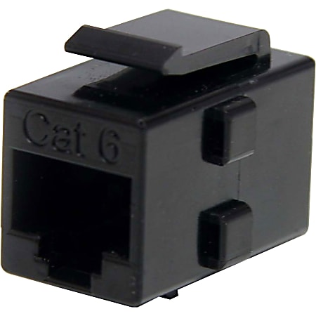 StarTech.com Cat 6 RJ45 Keystone Jack Network Coupler - F/F - Join Two Cat6 Patch Cables Together to Make a Longer Cable - C6KEYCOUPLER