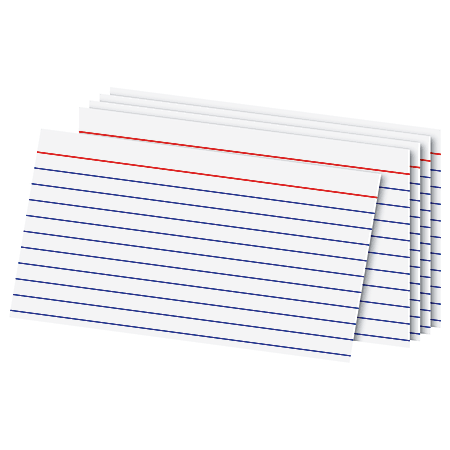 Office Depot Brand Index Cards 3 x 5 Ruled White 100 - Office Depot