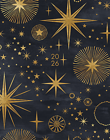 2026 Willow Creek Press Monthly Booklet Planner, 7-1/2" x 9-1/2", Starry Night, January To December, 57582