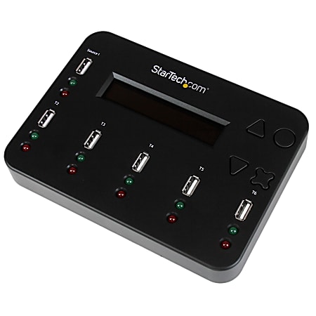 StarTech.com Standalone 1:5 USB Flash Drive Duplicator and Eraser - Flash Drive Copier