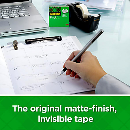 Scotch Pop Up Satin Tape Strip Refills 34 x 2 75 Strips Per Pad Pack Of 3  Pads - Office Depot
