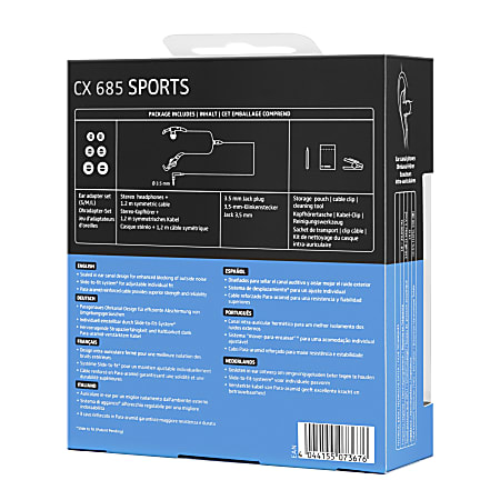 Sennheiser CX685 Ear Canal Phones Office Depot