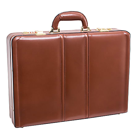 McKleinUSA Daley Leather Attach? Case, Brown