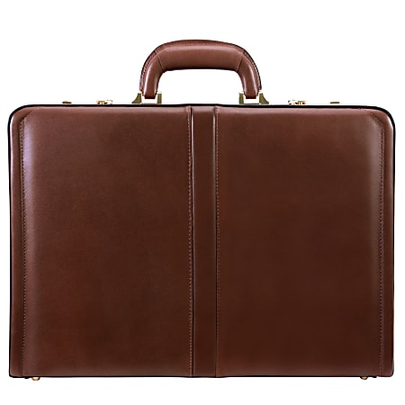 McKleinUSA Reagan Leather Attach? Case, Brown