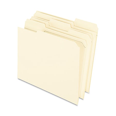 Oxford® 1/3-Cut File Folders, Letter Size, Manila, Box Of 100