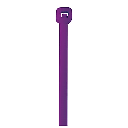 Office Depot® Brand Color Cable Ties, 14", Purple, Case Of 1,000