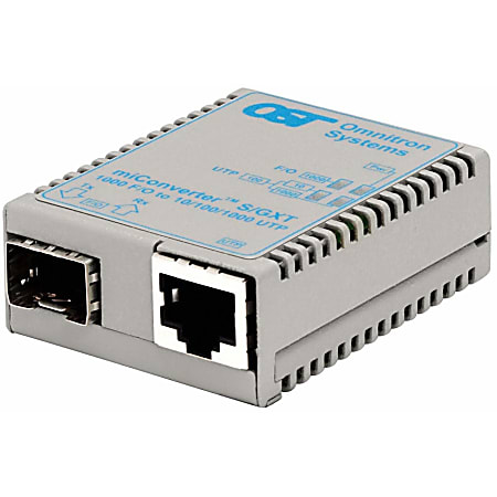 miConverter/s 10/100/1000 Gigabit Ethernet Fiber Media Converter RJ45 SFP