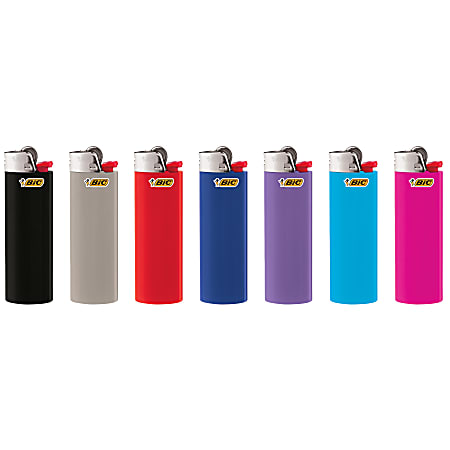BIC® Classic Lighters, Assorted Colors, Pack Of 2