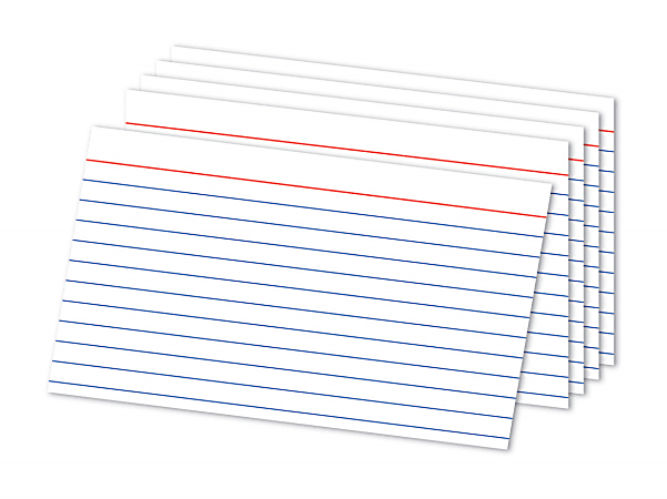 Office Depot® Brand Index Cards, Ruled, 5" x 8", White, Pack Of 300, OD10003