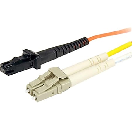 StarTech.com 3m Fiber Optic Cable - Multimode Duplex 50/125 - LSZH - LC/MTRJ - OM2 - LC to MTRJ Fiber Patch Cable