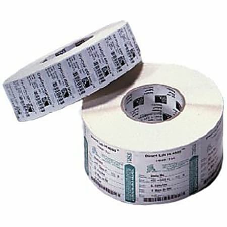 Zebra Label Paper, E62798, 2 1/4" x 3/4" Thermal Transfer Zebra Z™Select 4000T, 3" Core