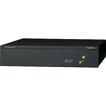 Telex PS-2001L Power Supply - Rack-mountable, Desktop - 110 V AC, 220 V AC Input - 24 V DC @ 1.54 A Output
