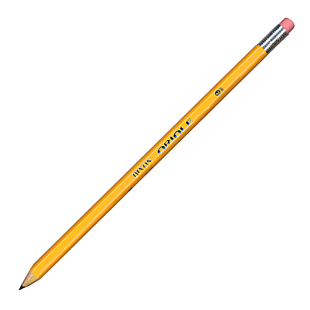 Oriole Presharpened Pencils, HB (#2), Black Lead, Yellow Barrel, Dozen -  Office Express Office Products