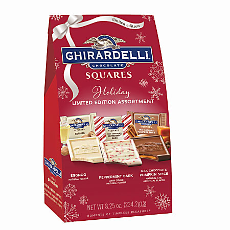 Ghirardelli® Assorted Holiday Chocolate Squares, 8.25 Oz