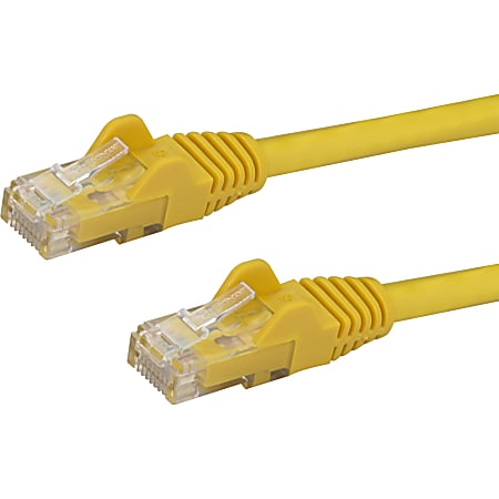 StarTech.com 5ft Yellow Cat6 Patch Cable with Snagless RJ45 Connectors - Cat6 Ethernet Cable - 5 ft Cat6 UTP Cable - 5 ft Category 6 Network Cable for Network Device, Workstation, Hub - First End: 1 x RJ-45 Male Network - Second End: 1 x RJ-45