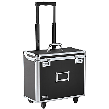 Vaultz® Mobile Catalog Case, 13 1/2"H x 16 3/4"W x 9 3/4"D, Black