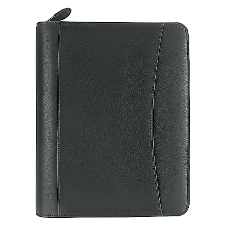 FranklinCovey® Leather Compact Size Binder, 4 1/4" x 6 3/4", Red