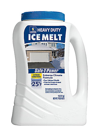 Morton Safe-T-Power Heavy-Duty Ice Melt, 9 Lb
