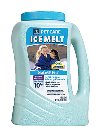 Morton Salt Safe-T-Pet Care Ice Melt, 8 Lb
