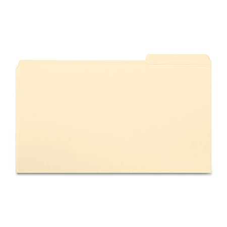 Smead® File Folders, 1/3 Cut, Legal Size, Right Tab Cut, Manila, Box Of 100