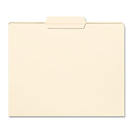 Smead® File Folders, Letter Size, 1/3 Cut, Center