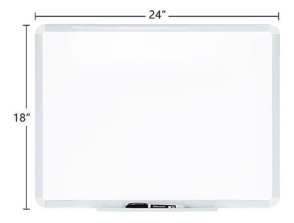 Office Depot Brand Non Magnetic Melamine Dry Erase Whiteboard 18 x