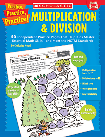 Scholastic Multiplication & Division Practice Pages