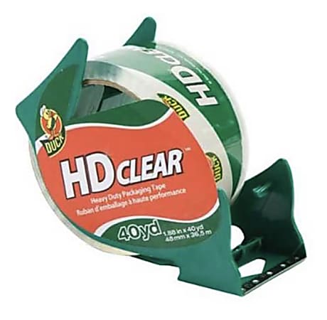 Duck Heavy Duty Acrylic Packing Tape, 1.88" x 40 Yd, Clear