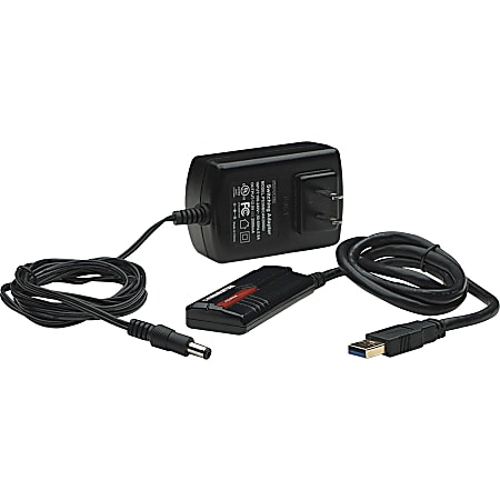 Manhattan SuperSpeed USB to SATA Adapter - Connects 2.5"/3.5" SATA hard drive to SuperSpeed USB port "