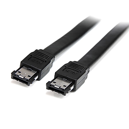 StarTech.com Shielded External eSATA Cable - SATA to eSATA Plate - SATA to eSATA Bracket - 6ft eSATA slot Bracket
