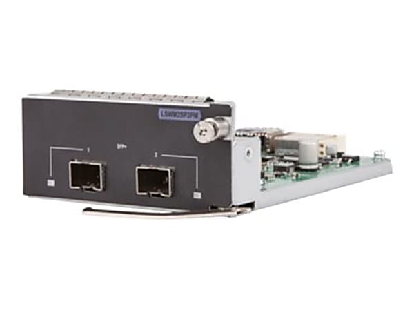 HPE 2-port 10GbE SFP+ Module - Expansion module - 10Gb Ethernet x 2 - for HPE 5130, 5130 24, 5130 48, 5510, 5510 24, 5510 48