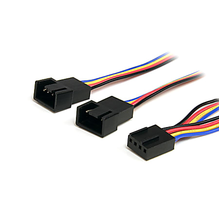 StarTech 12in 4 Pin PWM Fan Extension Power Y Cable - F/M