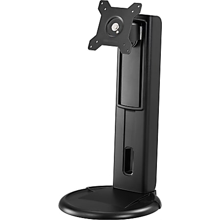 Amer Mounts Height-Adjustable Stand For 24" Monitors, Black