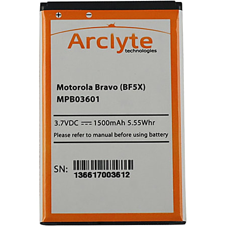 Arclyte Motorola Batt Bravo (MB520); Defy; HF5X